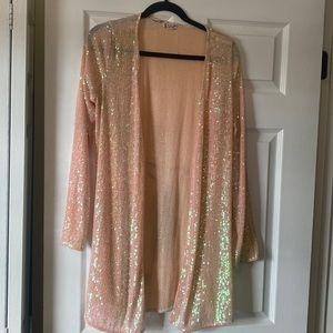 Free people sequin duster